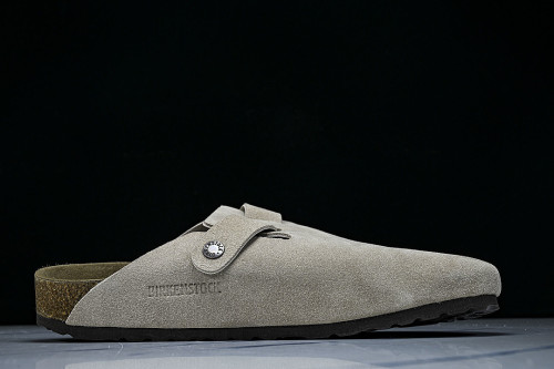 BOSTON SOFT FOOTBED HALF-SLIP-ON SANDALS BEIGE/BEIGE/BEIGE