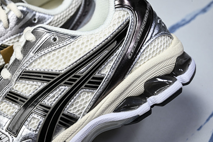1201A019-108 GEL KAYANO 14 SPORTY AND CASUAL BREATHABLE RUNNING SHOES BEIGE/OFF WHITE