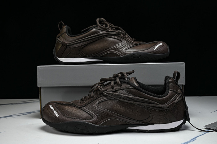 WSTVL2010 BALENCIAGA RADAR SNEAKER CASUAL LIFE SHOES COFFEE/CHOCOLATE