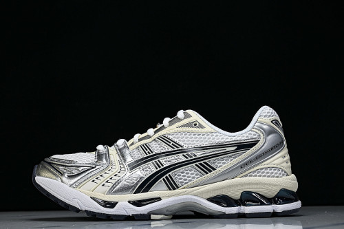 1202A056-109 GEL KAYANO 14 SPORTY AND CASUAL BREATHABLE RUNNING SHOES BEIGE/OFF WHITE