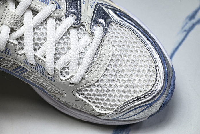 1203A537-115 GEL KAYANO 14 SPORTY AND CASUAL BREATHABLE RUNNING SHOES FOG BLUE/BLUE