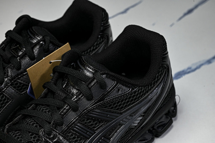 1201A019-001 GEL KAYANO 14 SPORTY AND CASUAL BREATHABLE RUNNING SHOES BLACK/INKINESS