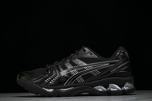 1201A019-006 GEL KAYANO 14 SPORTY AND CASUAL BREATHABLE RUNNING SHOES BLACK/INKINESS