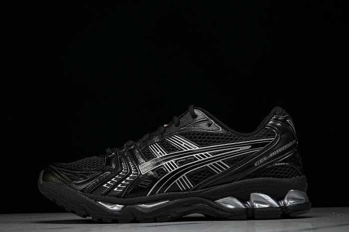 1201A019-006 GEL KAYANO 14 SPORTY AND CASUAL BREATHABLE RUNNING SHOES BLACK/INKINESS