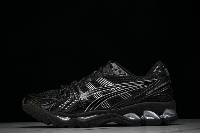 1201A019-006 GEL KAYANO 14 SPORTY AND CASUAL BREATHABLE RUNNING SHOES BLACK/INKINESS