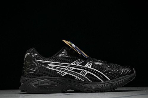 1201A019-006 GEL KAYANO 14 SPORTY AND CASUAL BREATHABLE RUNNING SHOES BLACK/INKINESS