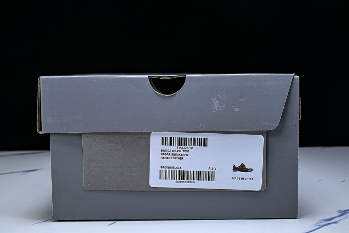 WSTVL2010 BALENCIAGA RADAR SNEAKER CASUAL LIFE SHOES COFFEE/CHOCOLATE