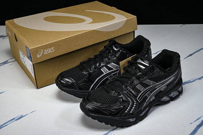 1201A019-006 GEL KAYANO 14 SPORTY AND CASUAL BREATHABLE RUNNING SHOES BLACK/INKINESS