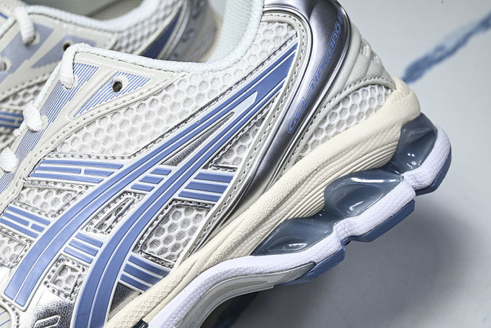 1203A537-115 GEL KAYANO 14 SPORTY AND CASUAL BREATHABLE RUNNING SHOES FOG BLUE/BLUE