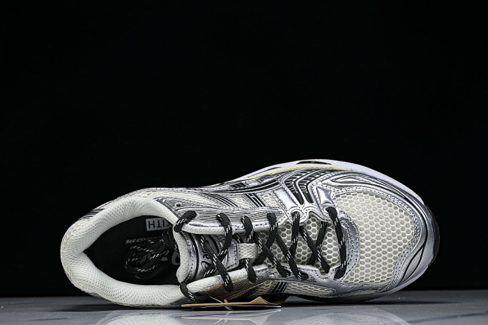 1203A566-100 GEL KAYANO 14 SPORTY AND CASUAL BREATHABLE RUNNING SHOES BEIGE/OFF WHITE