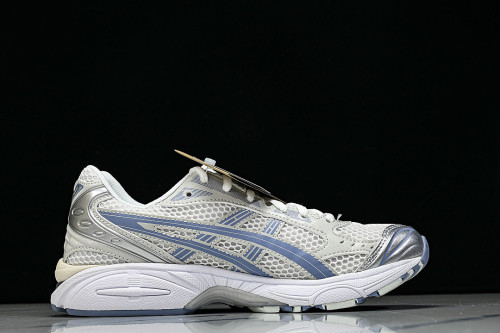 1203A537-115 GEL KAYANO 14 SPORTY AND CASUAL BREATHABLE RUNNING SHOES FOG BLUE/BLUE