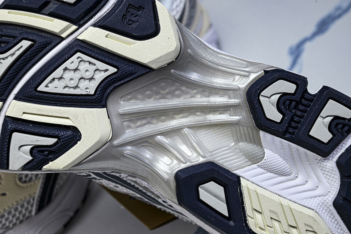 1202A056-109 GEL KAYANO 14 SPORTY AND CASUAL BREATHABLE RUNNING SHOES BEIGE/OFF WHITE