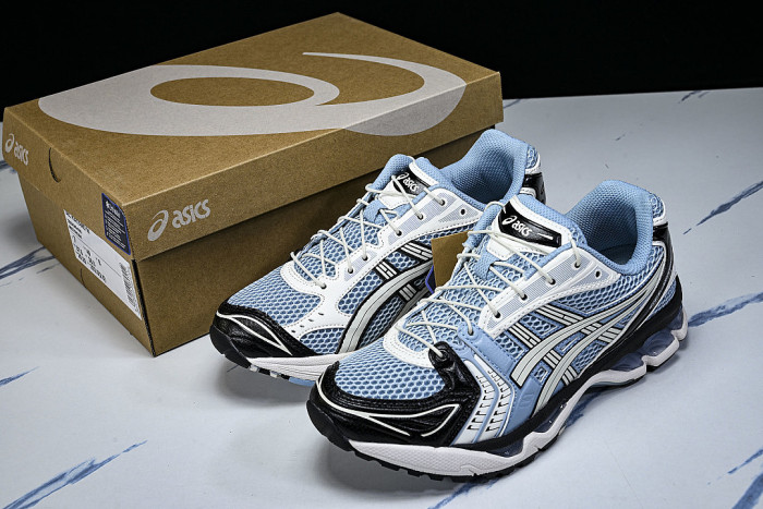 1203A549-400 GEL KAYANO 14 SPORTY AND CASUAL BREATHABLE RUNNING SHOES SKY BLUE/LIGHT BLUE