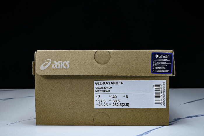 1203A549-400 GEL KAYANO 14 SPORTY AND CASUAL BREATHABLE RUNNING SHOES SKY BLUE/LIGHT BLUE