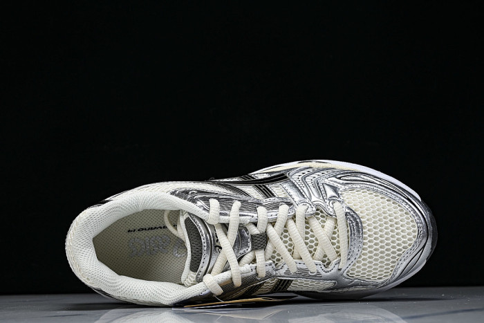 1201A019-108 GEL KAYANO 14 SPORTY AND CASUAL BREATHABLE RUNNING SHOES BEIGE/OFF WHITE