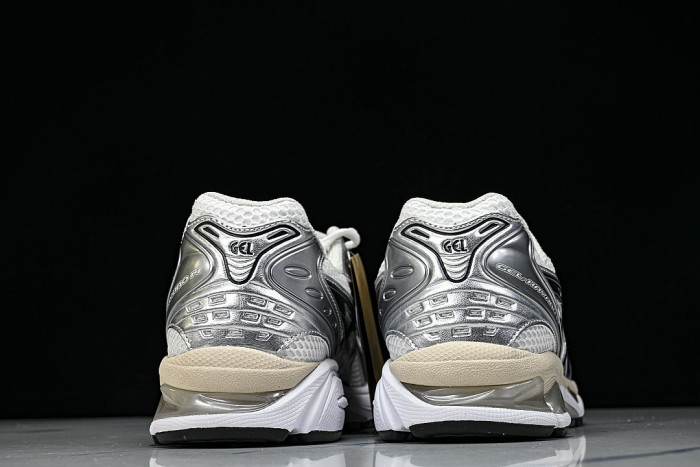 1203A537-110 GEL KAYANO 14 SPORTY AND CASUAL BREATHABLE RUNNING SHOES SILVER/ARGENT