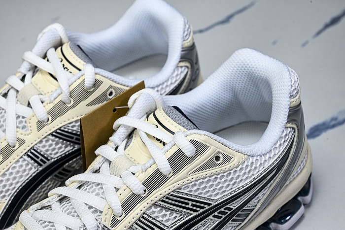 1202A056-109 GEL KAYANO 14 SPORTY AND CASUAL BREATHABLE RUNNING SHOES BEIGE/OFF WHITE
