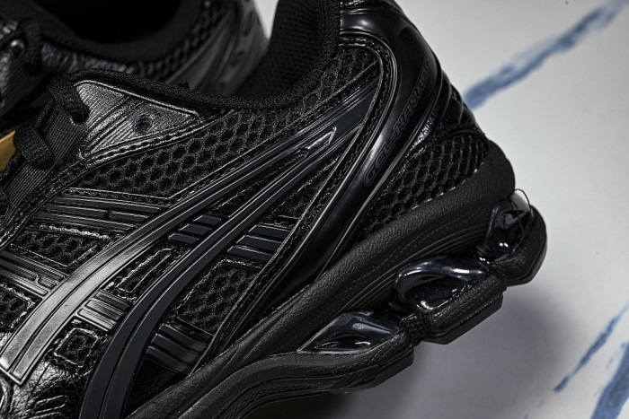 1201A019-001 GEL KAYANO 14 SPORTY AND CASUAL BREATHABLE RUNNING SHOES BLACK/INKINESS