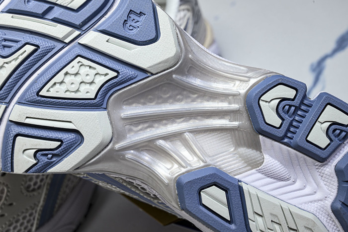 1203A537-115 GEL KAYANO 14 SPORTY AND CASUAL BREATHABLE RUNNING SHOES FOG BLUE/BLUE