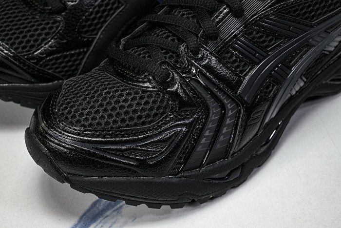1201A019-001 GEL KAYANO 14 SPORTY AND CASUAL BREATHABLE RUNNING SHOES BLACK/INKINESS