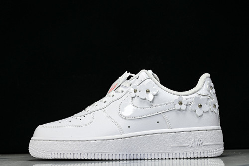 IR8637-100 AIR FORCE 1 LOW 07 CASUAL SNEAKERS WHITE/WOLF GREY/METALLIC SILVER/WHITE