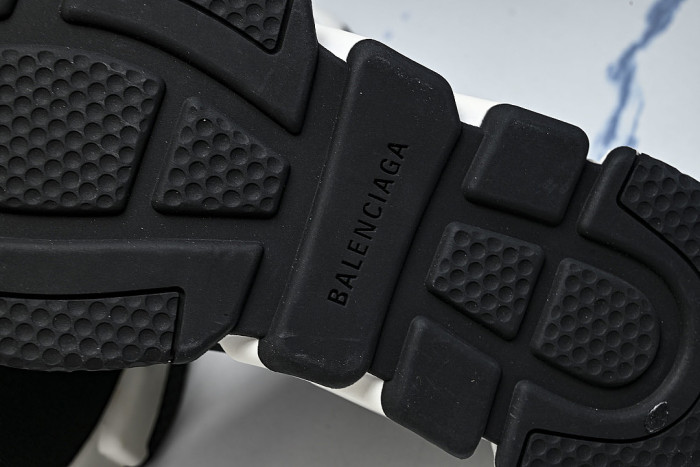 W05G9-1000 BALENCIAGA HIGH TOP MEN'S AND WOMEN'S CASUAL AND SIMPLE SPORTS SHOES BLACK/INKINESS