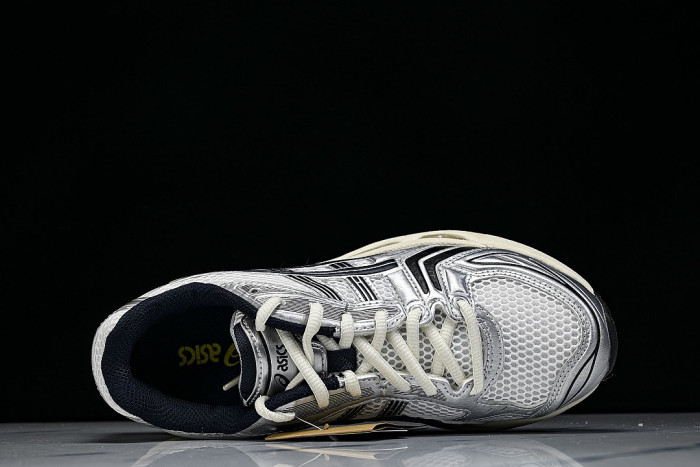 1203A961-100 GEL KAYANO 14 SPORTY AND CASUAL BREATHABLE RUNNING SHOES BEIGE/SILVER