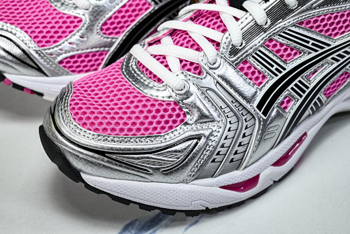1201A019-700 GEL KAYANO 14 SPORTY AND CASUAL BREATHABLE RUNNING SHOES DARK PINK/PINK