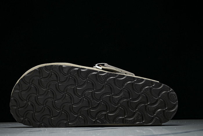 BOSTON SOFT FOOTBED HALF-SLIP-ON SANDALS BEIGE/BEIGE/BEIGE