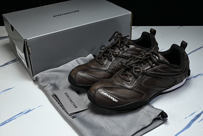 WSTVL2010 BALENCIAGA RADAR SNEAKER CASUAL LIFE SHOES COFFEE/CHOCOLATE