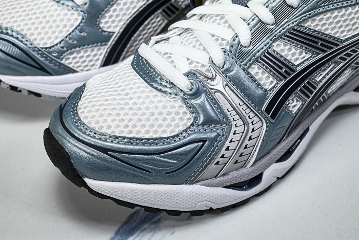 1203A537-106 GEL KAYANO 14 SPORTY AND CASUAL BREATHABLE RUNNING SHOES DARK GREEN/GREEN