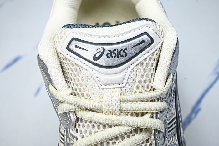 1201A019-200 GEL KAYANO 14 SPORTY AND CASUAL BREATHABLE RUNNING SHOES WHITE/BEIGE