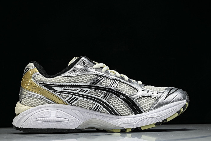 1203A537-200 GEL KAYANO 14 SPORTY AND CASUAL BREATHABLE RUNNING SHOES GOLDEN/WHITE
