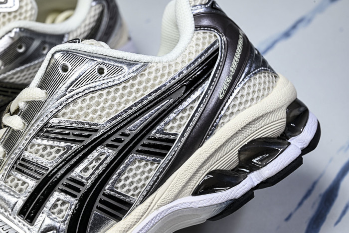 1201A019-108 GEL KAYANO 14 SPORTY AND CASUAL BREATHABLE RUNNING SHOES BEIGE/OFF WHITE