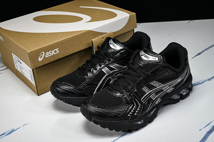 1201A019-006 GEL-KAYANO 14 BLACK/PURE SILVER