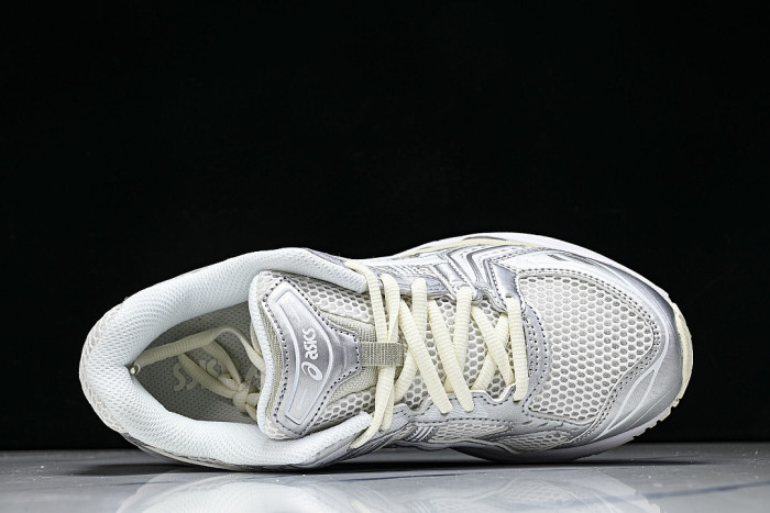 1201A457-100 GEL KAYANO 14 SPORTY AND CASUAL BREATHABLE RUNNING SHOES WHITE/PURE WHITE