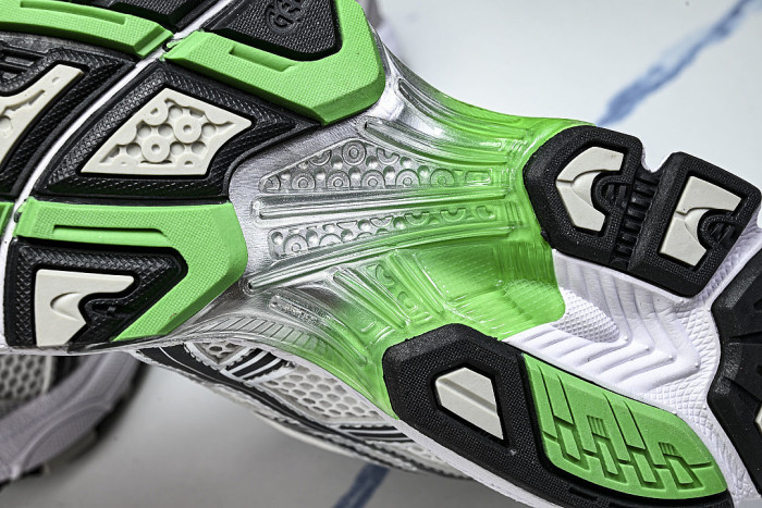 1201A019-110 GEL KAYANO 14 SPORTY AND CASUAL BREATHABLE RUNNING SHOES DARK GREEN/GREEN