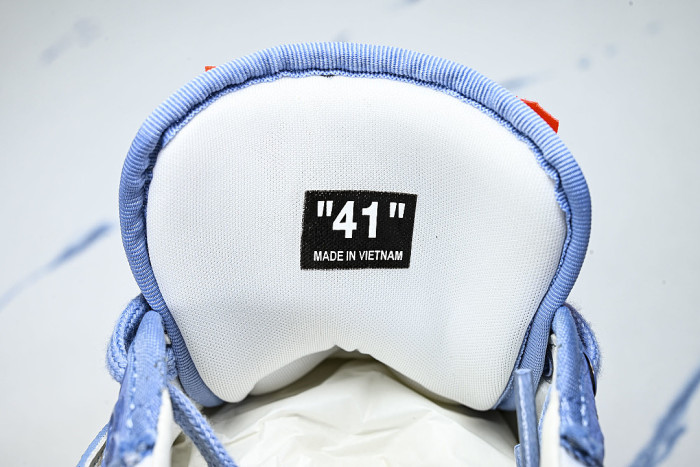 THICK-SOLED MULTI-COLOR CASUAL SPORTS SHOES BLUE/WHITE/BLUE
