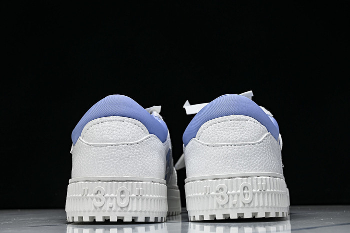 THICK-SOLED MULTI-COLOR CASUAL SPORTS SHOES WHITE/BLUE/WHITE
