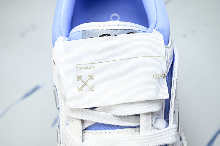 THICK-SOLED MULTI-COLOR CASUAL SPORTS SHOES WHITE/BLUE/WHITE
