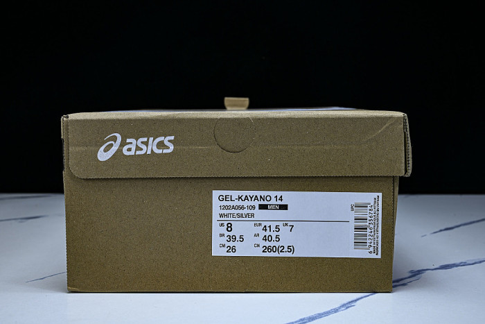 1202A056-109 GEL-KAYANO 14 WHITE/MIDNIGHT