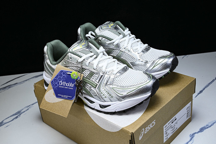 1201A019-107 GEL-KAYANO 14 WHITE/SLATE GREY