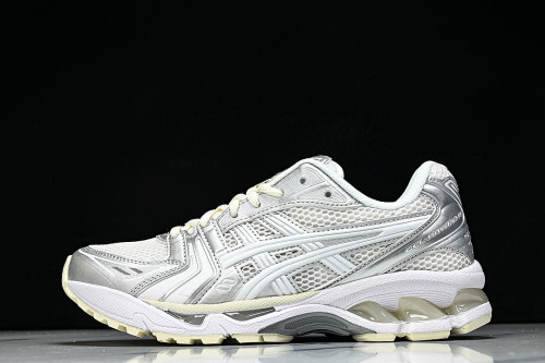 1201A457-100 GEL KAYANO 14 SPORTY AND CASUAL BREATHABLE RUNNING SHOES WHITE/PURE WHITE