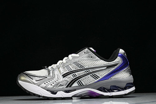 1202A056-111 GEL KAYANO 14 SPORTY AND CASUAL BREATHABLE RUNNING SHOES PURPLE/DARK PURPLE