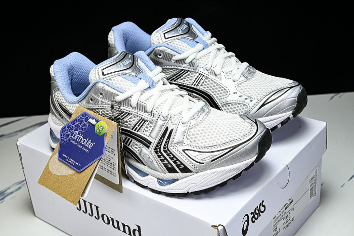 1203A961-101 GEL KAYANO 14 SPORTY AND CASUAL BREATHABLE RUNNING SHOES SKY BLUE/LIGHT BLUE