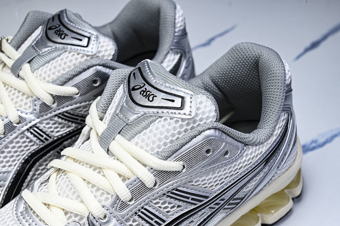 1201A457-101 GEL KAYANO 14 SPORTY AND CASUAL BREATHABLE RUNNING SHOES SILVER/BLACK