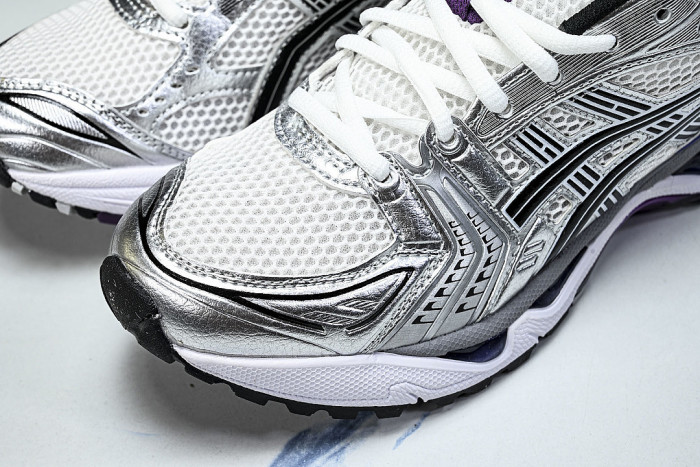 1202A056-111 GEL KAYANO 14 SPORTY AND CASUAL BREATHABLE RUNNING SHOES PURPLE/DARK PURPLE
