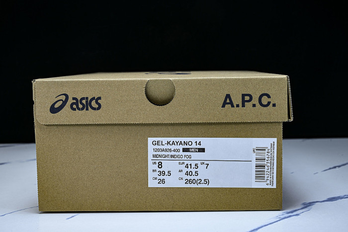 1203A926-400 GEL-KAYANO 14 MIDNIGHT/INDIGO FOG