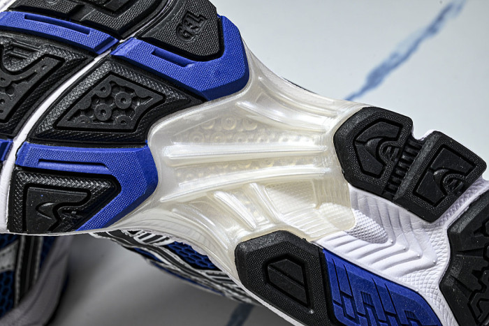 1201A019-401 GEL KAYANO 14 SPORTY AND CASUAL BREATHABLE RUNNING SHOES KLEIN BLUE/NAVY BLUE
