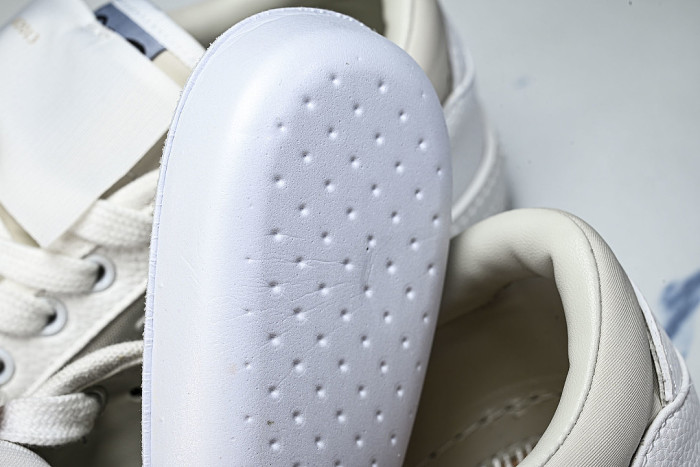 THICK-SOLED MULTI-COLOR CASUAL SPORTS SHOES WHITE/BEIGE/WHITE